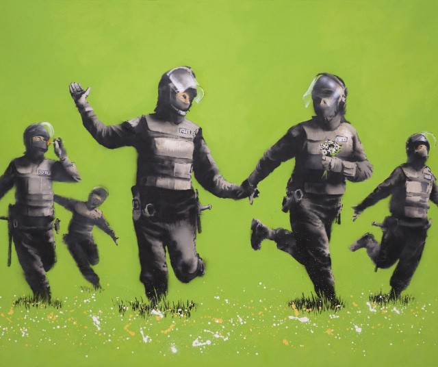 Banksy est un maître absolu du guerilla !